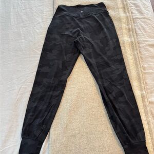 lululemon athletica Black Camo Track Joggers